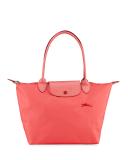 Longchamp Le Pliage Club Small Shoulder Tote Pomegranate