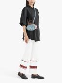 Longchamp Le Pliage Filet XS Knit Crossbody Bag Lagoon