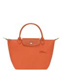 Longchamp Le Pliage Green Large Shoulder Tote Bag Carrot