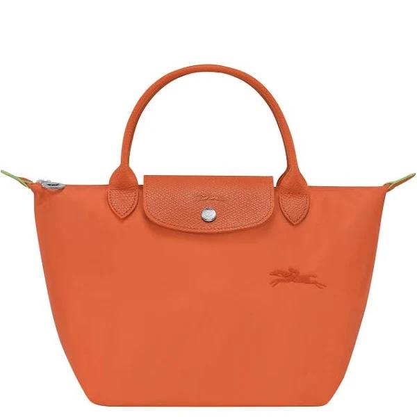 Longchamp Le Pliage Green Large Shoulder Tote Bag Carrot