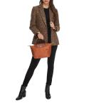 Longchamp Le Pliage Green Small Top-Handle Bag Brown