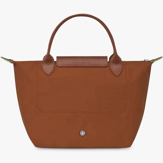 Longchamp Le Pliage Green Small Top-Handle Bag Brown