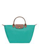 Longchamp Le Pliage Medium Shoulder Tote Bag Turquoise