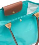 Longchamp Le Pliage Medium Shoulder Tote Bag Turquoise