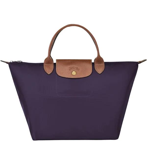Longchamp - Le Pliage Original Top-handle Handbag - Bilberry - Medium