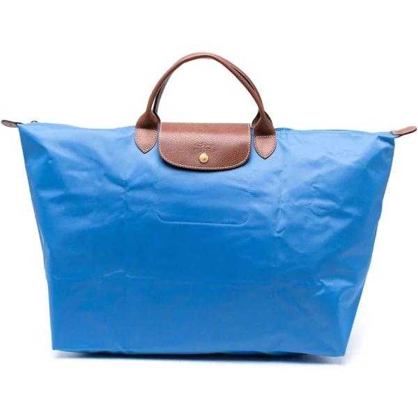 Longchamp Small Le Pliage Original Luggage Bag - Blue