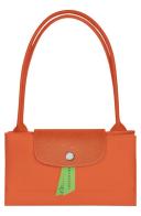 Longchamp Small Le Pliage Recycled Canvas Shoulder Tote Carrot