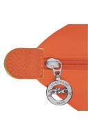 Longchamp Small Le Pliage Recycled Canvas Shoulder Tote Carrot