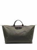 Longchamp Women's Green large Le Pliage Travel tote bag
