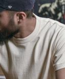 Loopwheel Ringspun Cotton Tubular Athletic T-Shirt- Apricot | Bronson Apricot / L