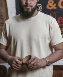 Loopwheel Ringspun Cotton Tubular Athletic T-Shirt- Apricot | Bronson Apricot / XL