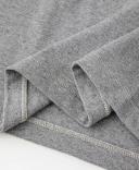 Loopwheel Ringspun Cotton Tubular Athletic T-Shirt- Gray | Bronson Gray / XL