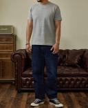 Loopwheel Ringspun Cotton Tubular Athletic T-Shirt- Gray | Bronson Gray / XXL