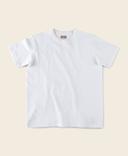 Loopwheel Ringspun Cotton Tubular Athletic T-Shirt- - White | Bronson White / L