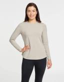 Loose Fit Long Sleeve Swing Top For Women | UPF 50+ Sensitive Collection Beige