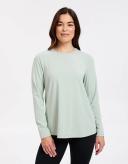 Loose Fit Long Sleeve Swing Top For Women | UPF 50+ Sensitive Collection Biscuit