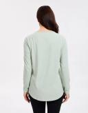 Loose Fit Long Sleeve Swing Top For Women | UPF 50+ Sensitive Collection Biscuit