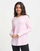 Loose Fit Long Sleeve Swing Top For Women | UPF 50+ Sensitive Collection Biscuit