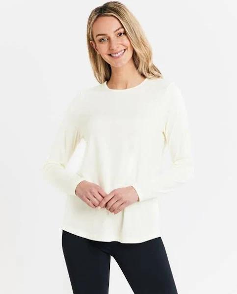 Loose Fit Long Sleeve Swing Top For Women | UPF 50+ Sensitive Collection Cream