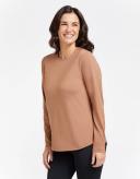 Loose Fit Long Sleeve Swing Top For Women | UPF 50+ Sensitive Collection Navy