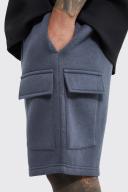 Loose Fit Mid Length Multi Pocket Cargo Short