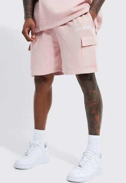 Loose Fit Panelled Cargo Shorts