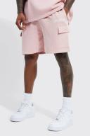 Loose Fit Panelled Cargo Shorts