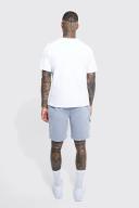 Loose Slanted Cargo Jersey Short