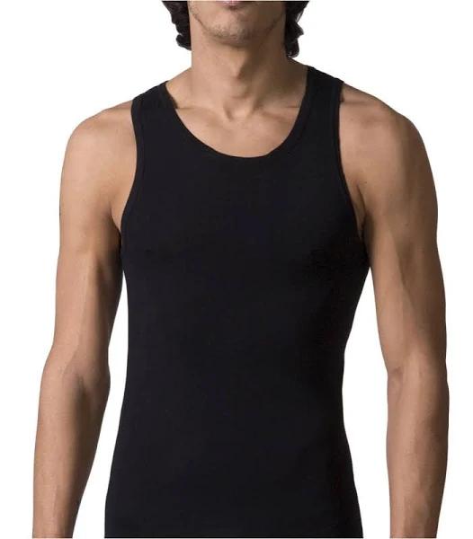 Lord Men Tank Top, micromodal, Black