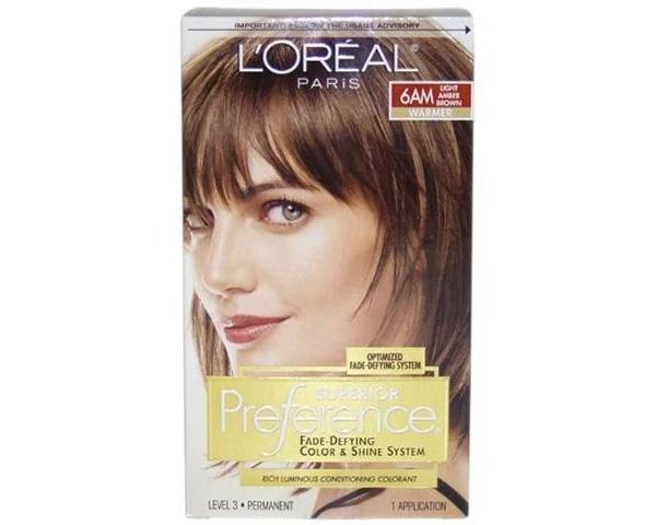 LOreal Superior Preference - 6AM Light Amber Brown (Warmer) 1 Each