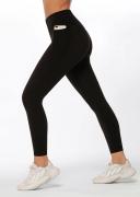 Lorna Jane Amy Phone Pocket Ankle Biter Leggings - Black M
