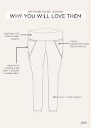 Lorna Jane Amy Phone Pocket Ankle Biter Leggings - Black M