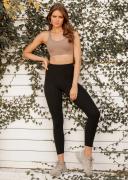 Lorna Jane Amy Phone Pocket Ankle Biter Leggings - Black M