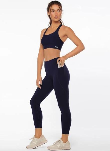 Lorna Jane | Amy Phone Pocket Tech Ankle Biter Leggings | XXL | Blue | Womens