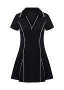 Lorna Jane | Deuce Retro Tennis Dress | XXS | Black | Womens