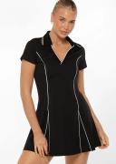 Lorna Jane | Deuce Retro Tennis Dress | XXS | Black | Womens