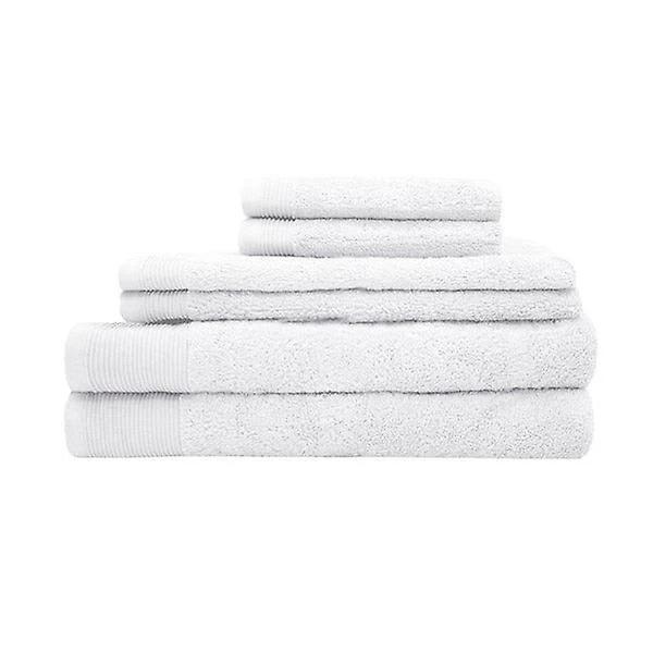 Lotus Bath Towel Set, White | Bambury