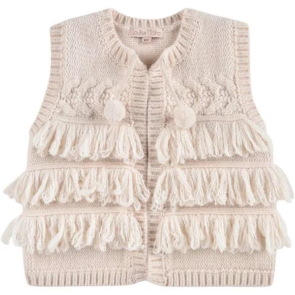 Louise Misha Kids - Sylvania Vest Cream - 4 Years - Cream