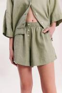 Lounge Linen Short Olive L