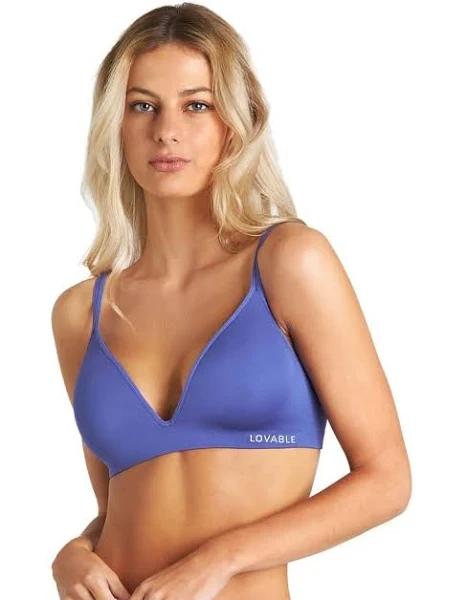Lovable Sexy & Seamless Soft Cup Bra in Navy Blue Navy 8 AA