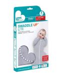 Love to Dream 0.2 Tog Swaddle Up Lite Grey