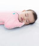 Love to Dream 0.2 Tog Swaddle Up Lite Grey
