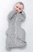 Love to Dream 0.2 Tog Swaddle Up Lite Grey