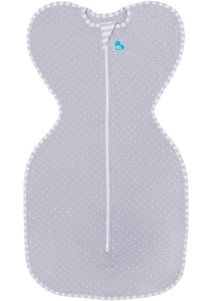 Love to Dream 0.2 Tog Swaddle Up Lite Grey