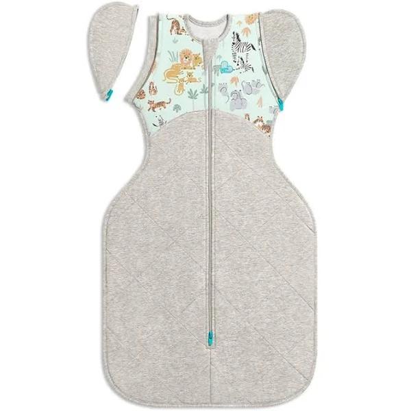 Love to Dream Swaddle Up Designer Trans Bag Warm 2.5 TOG Safari Family Large