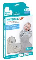 Love to Dream Swaddle Up Extra Warm 3.5 TOG - Grey Moon Star, Small