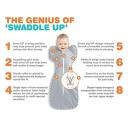 Love to Dream Swaddle Up, Gray, Medium, 13-18.5 lbs, Dramatically Bett