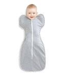 Love to Dream Swaddle Up, Gray, Medium, 13-18.5 lbs, Dramatically Bett