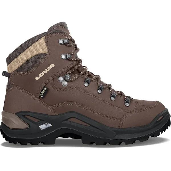 Lowa Renegade GORE-TEX Mid Wide Shoes UK 12 Espresso Boots Men's