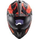 LS2 Explorer Hpfc Alter Matt Black Orange Helmet L